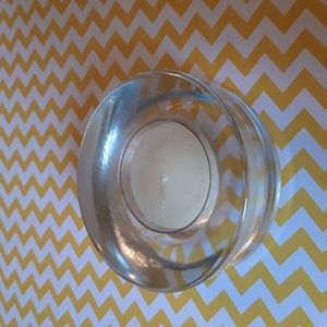 Glass Clear Candle Holder